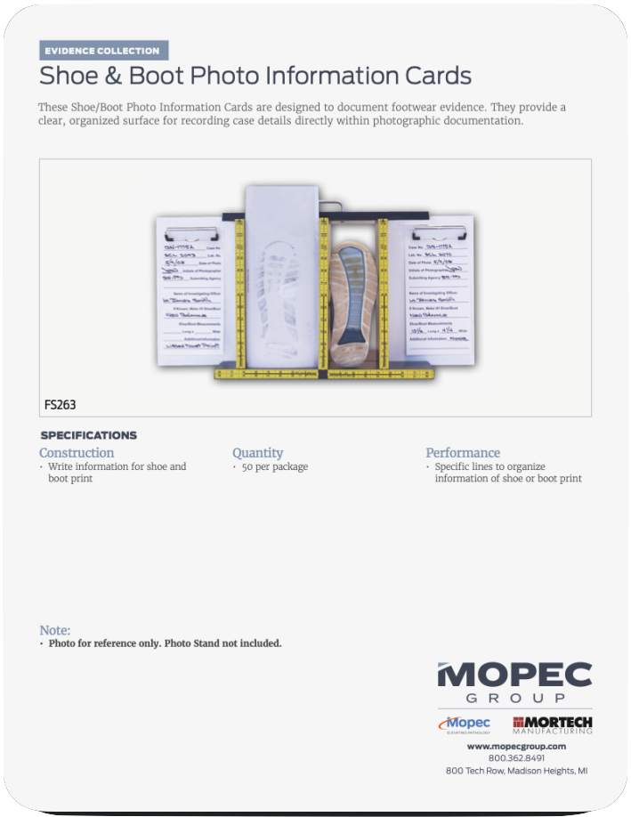 Spec Sheet