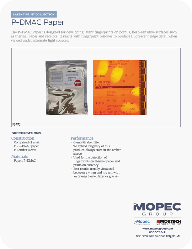Spec Sheet