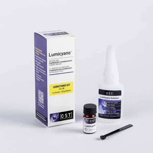 Lumicyano Cyanoacrylate Latent Print Developer