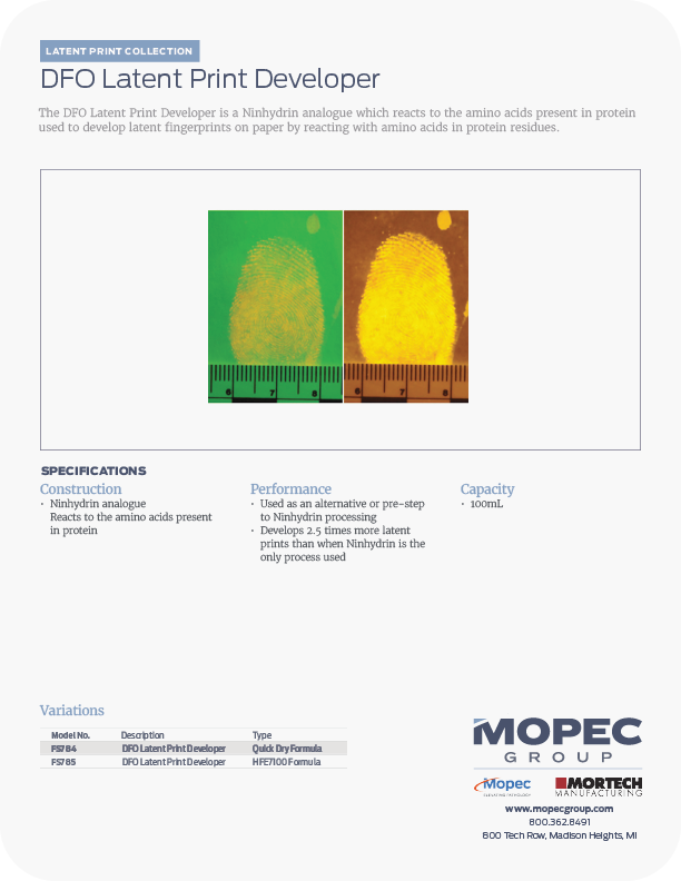 Spec Sheet