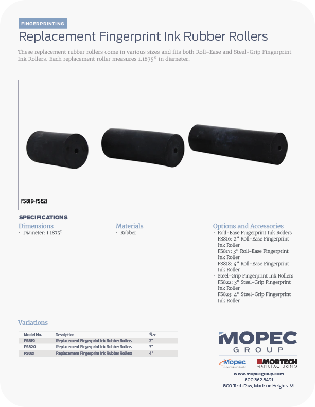 Spec Sheet
