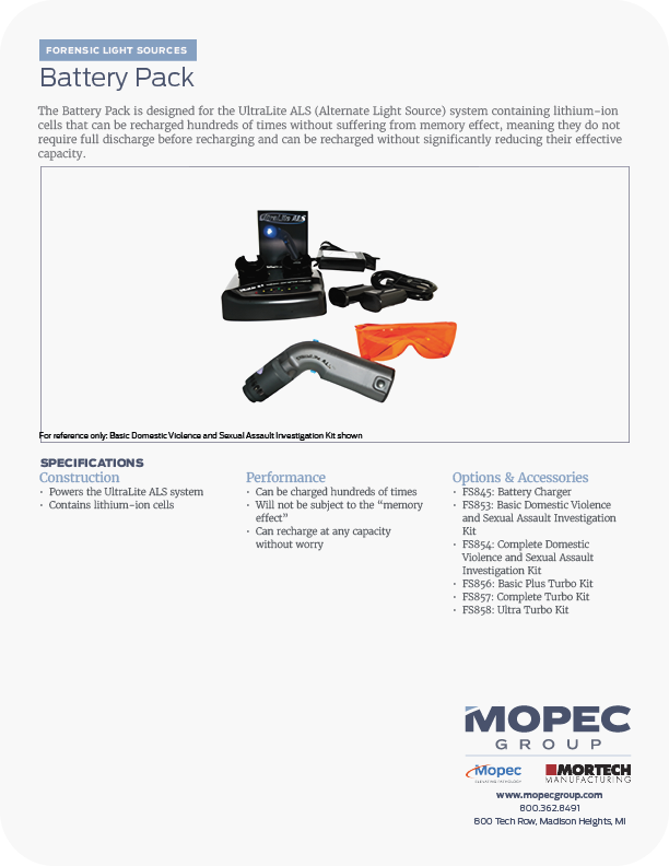 Spec Sheet