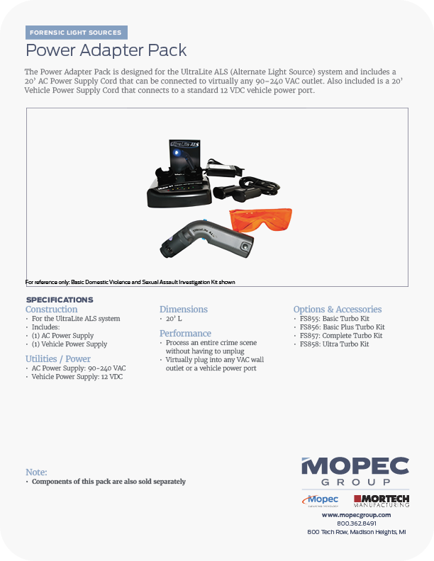 Spec Sheet