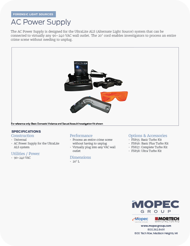 Spec Sheet