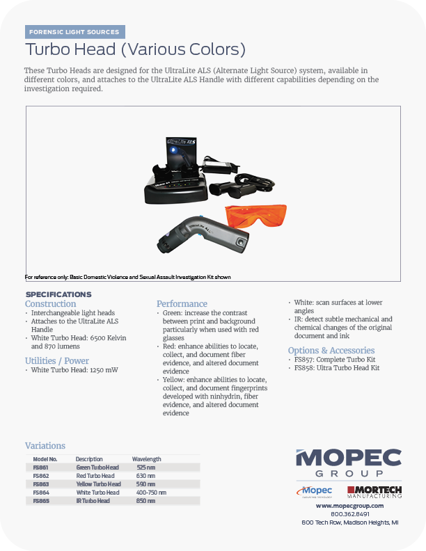 Spec Sheet