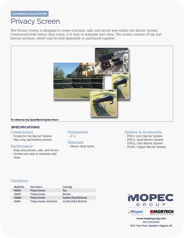 Spec Sheet