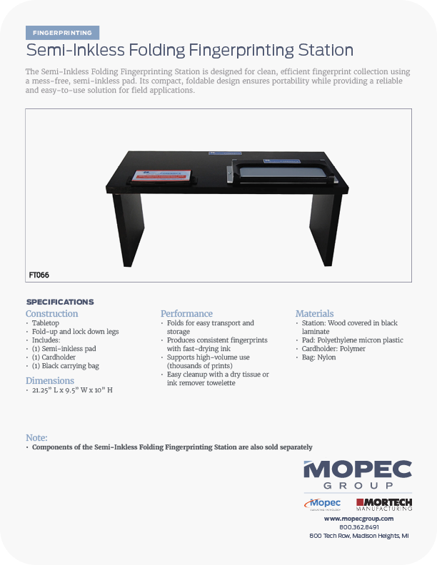 Spec Sheet