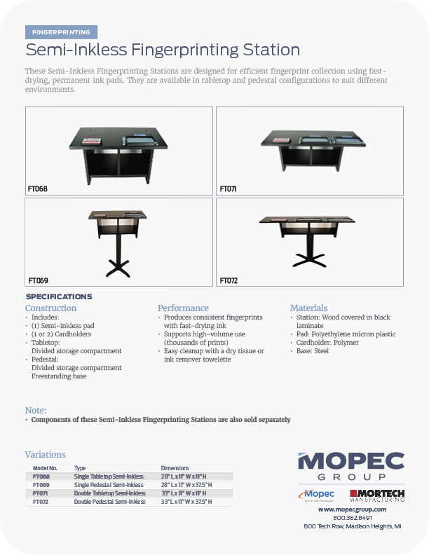 Spec Sheet