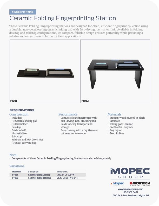 Spec Sheet