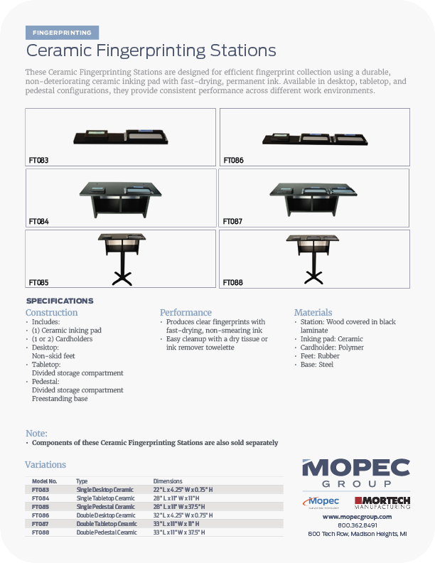 Spec Sheet
