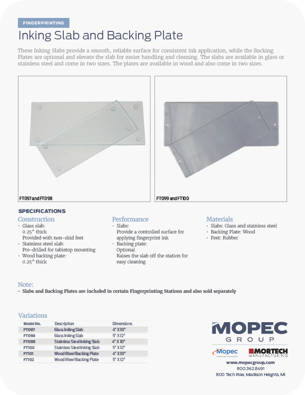 Spec Sheet