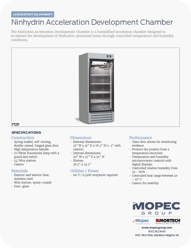 Spec Sheet