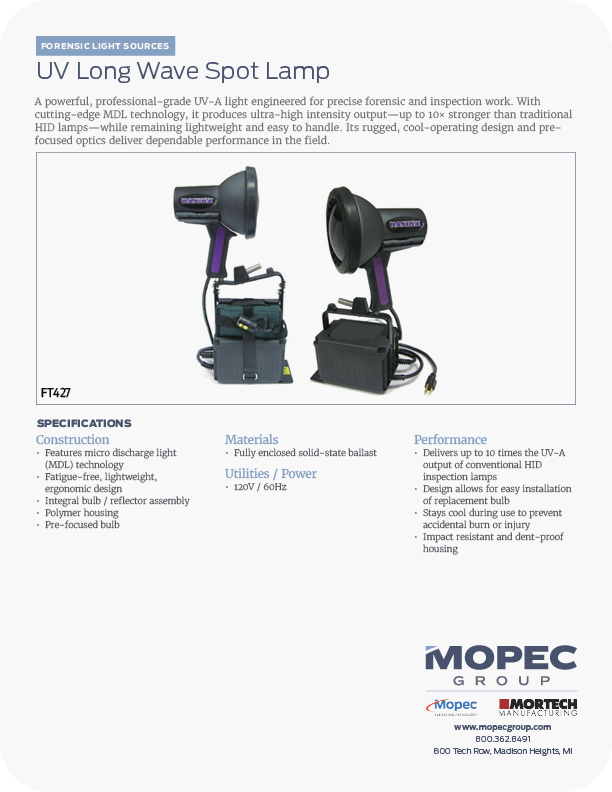 Spec Sheet