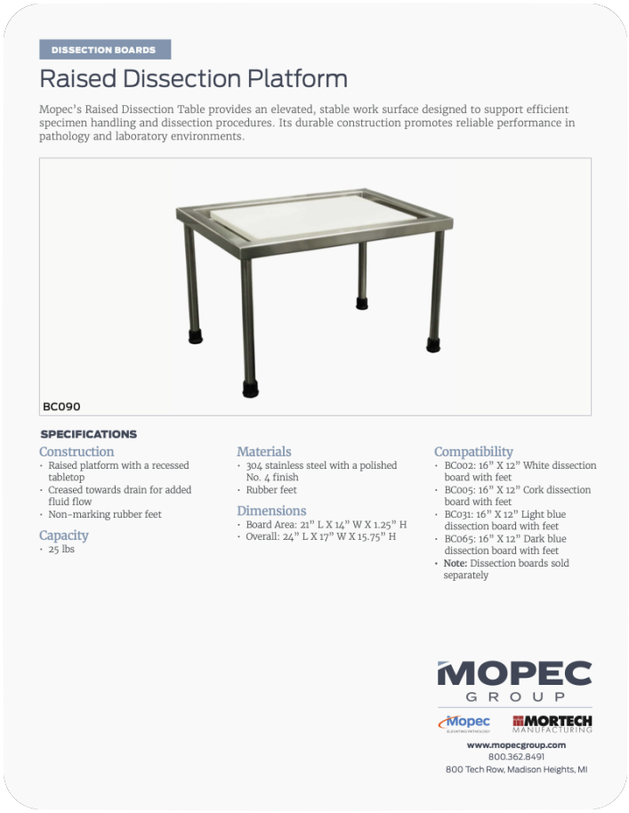 BC090 Spec Sheet