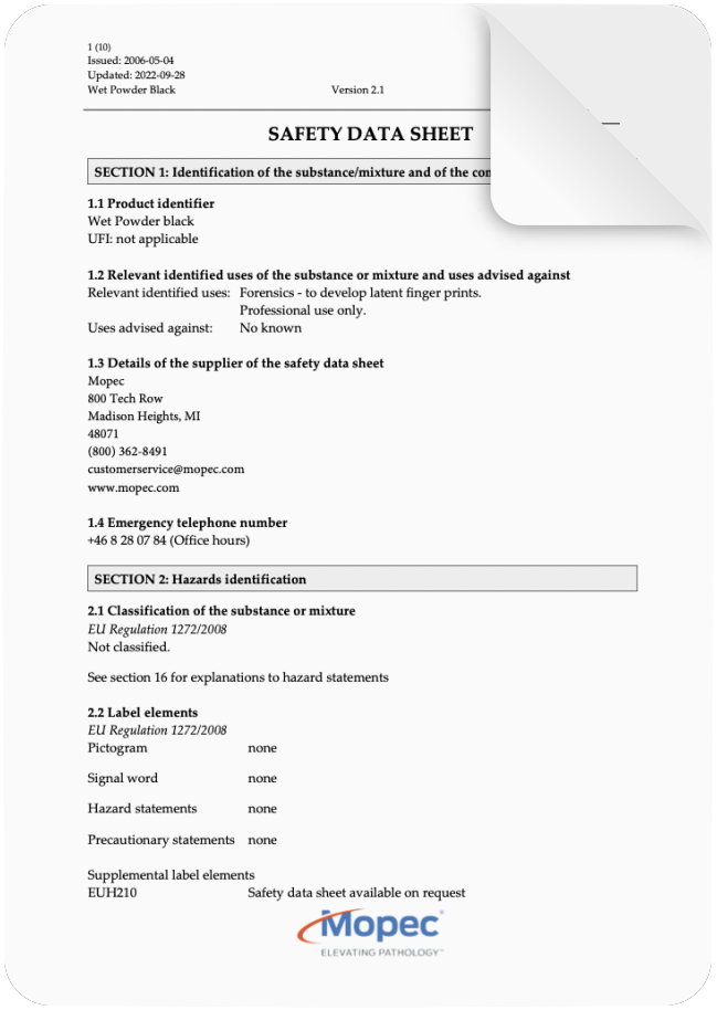 Spec Sheet