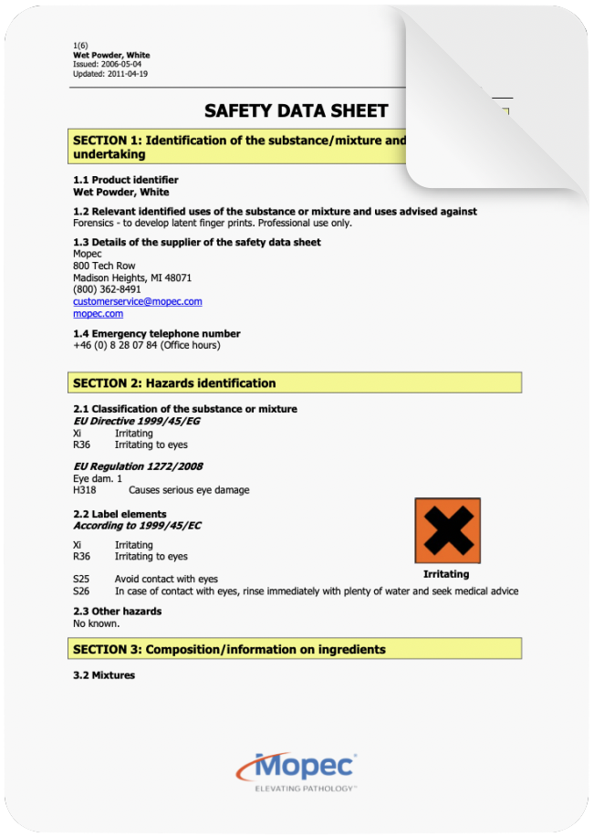 Spec Sheet