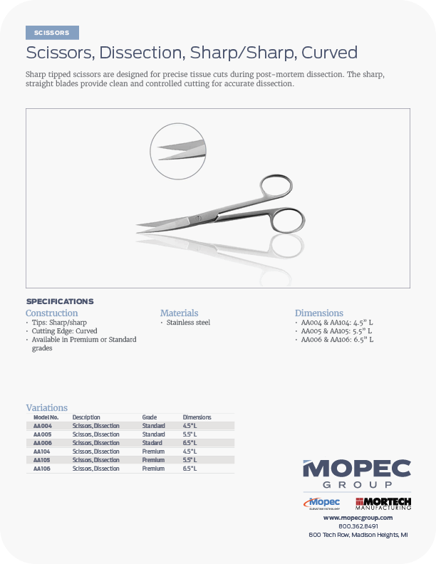 Spec Sheet