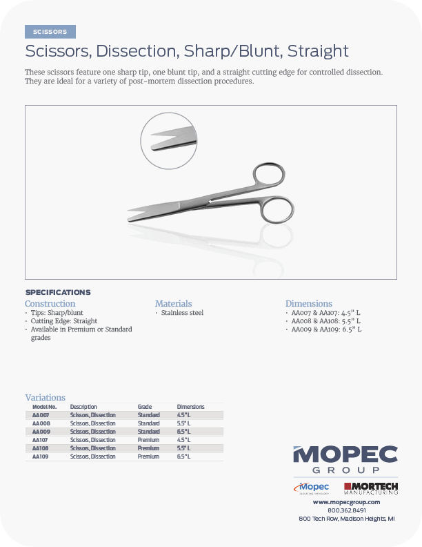Spec Sheet