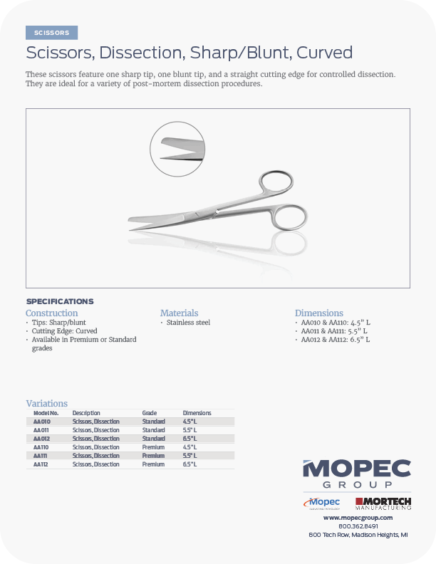 Spec Sheet