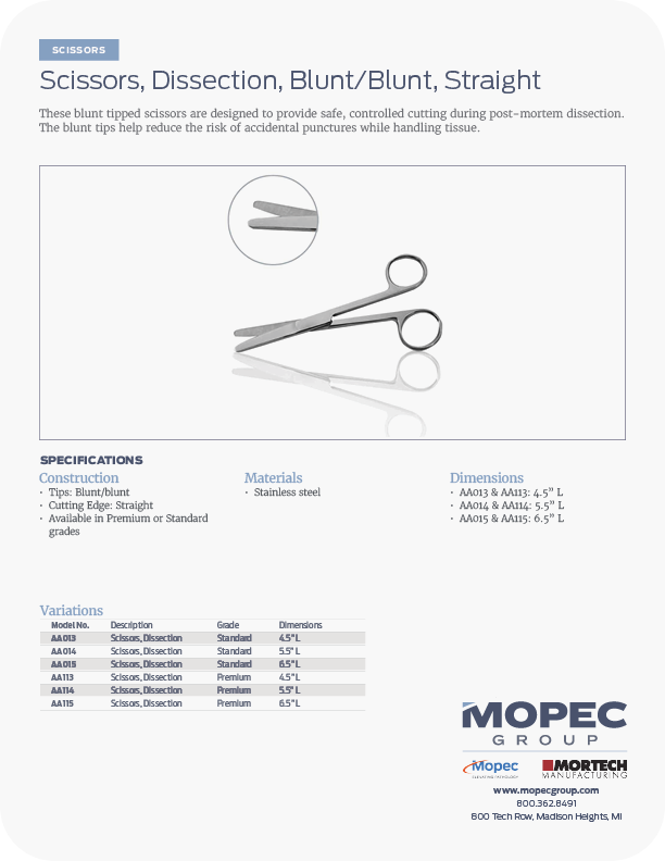 Spec Sheet