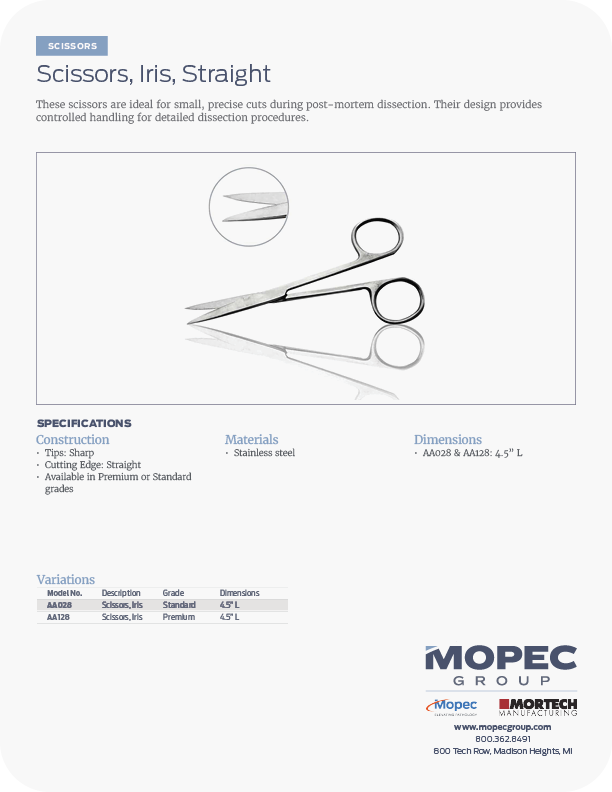 Spec Sheet
