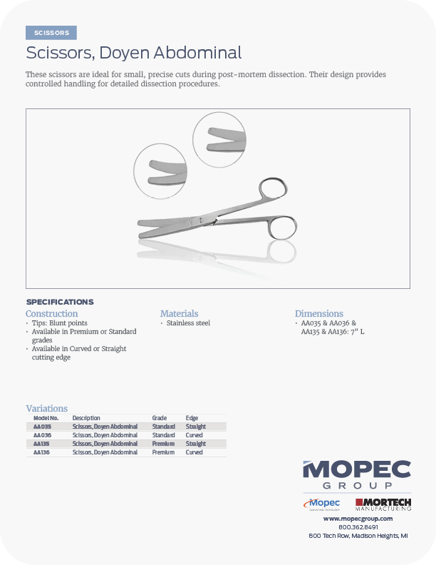 Spec Sheet