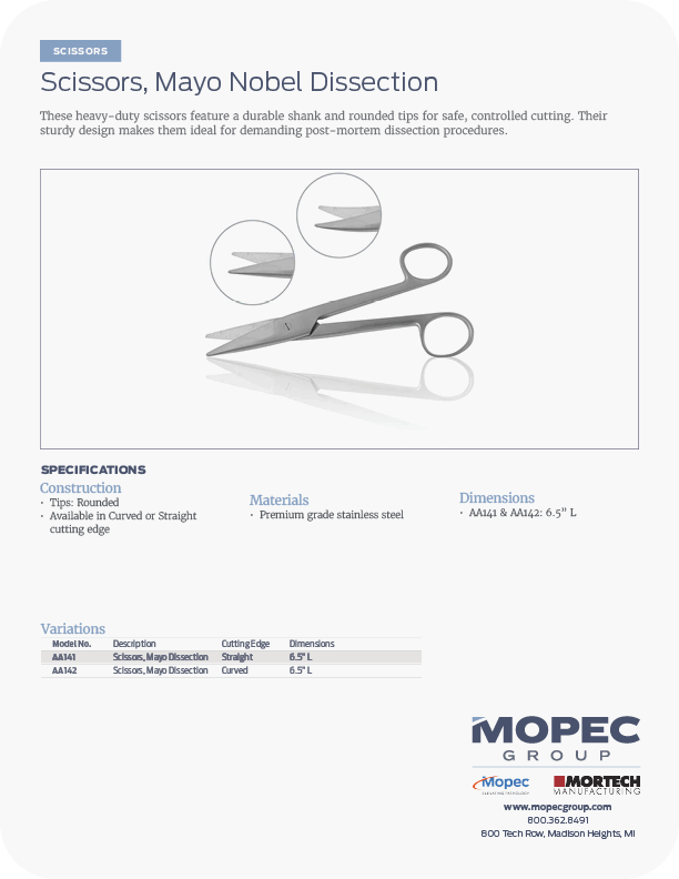 Spec Sheet