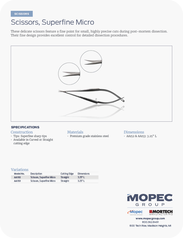 Spec Sheet