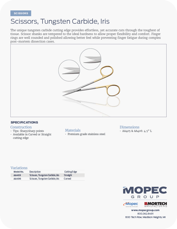 Spec Sheet