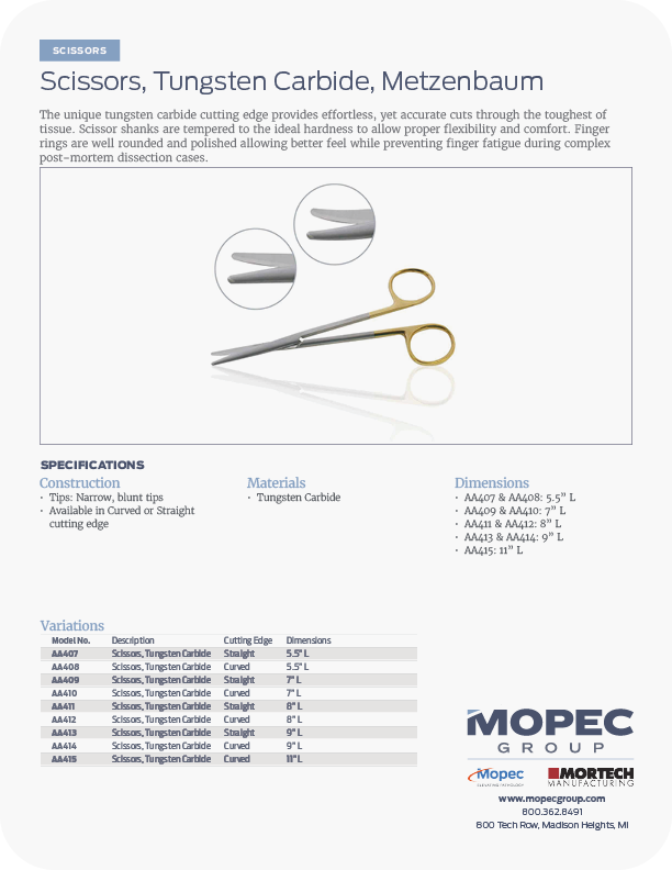 Spec Sheet