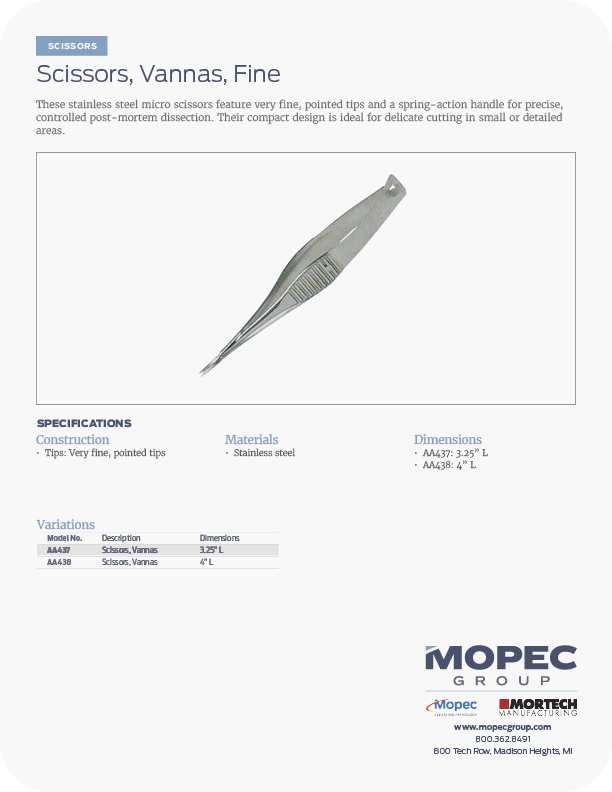 Spec Sheet