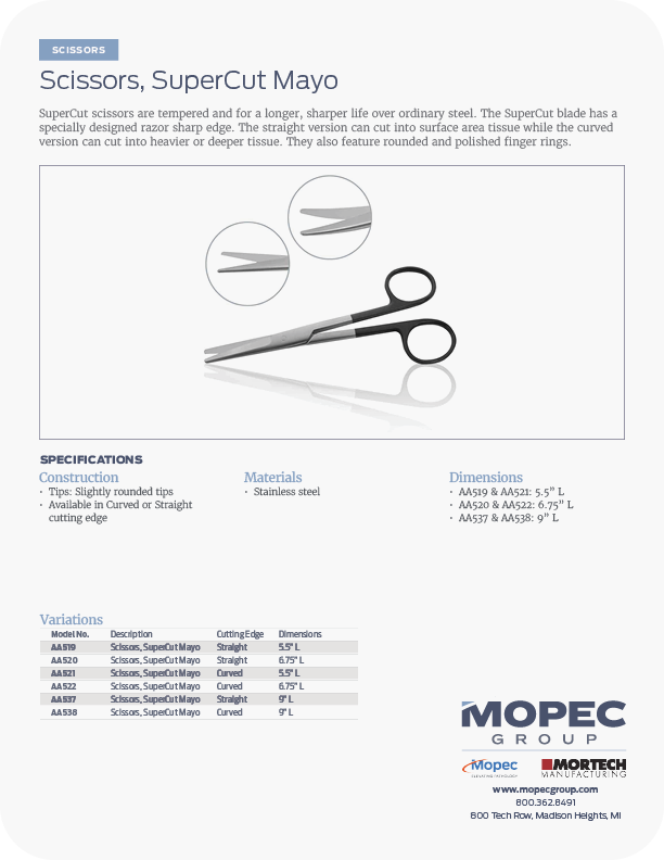 Spec Sheet