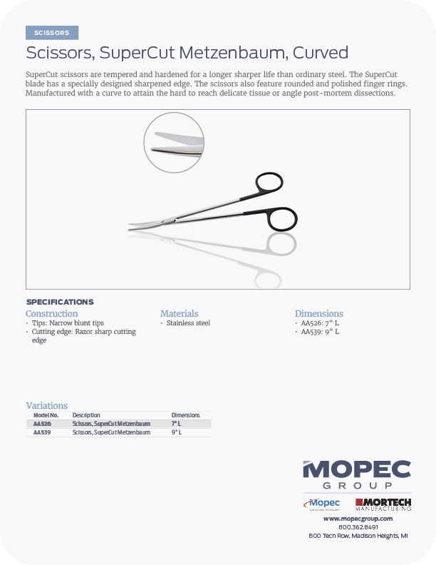 Spec Sheet