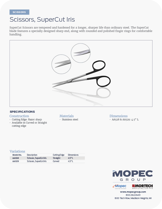 Spec Sheet