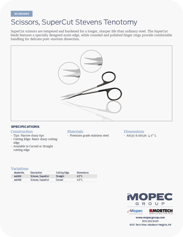 Spec Sheet