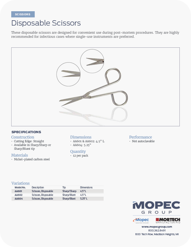 Spec Sheet