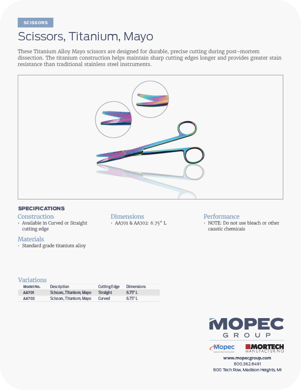 Spec Sheet
