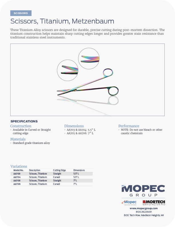 Spec Sheet