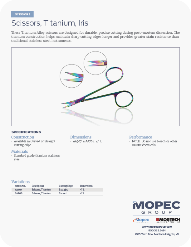 Spec Sheet