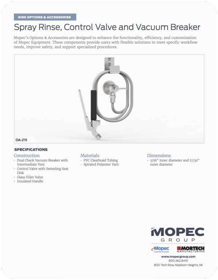 Spec Sheet