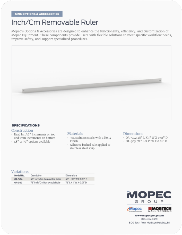Spec Sheet