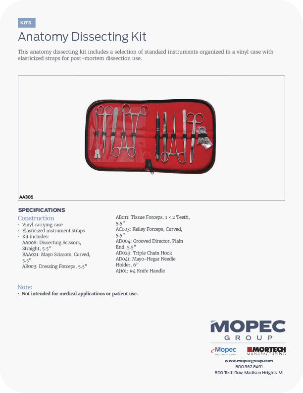 Spec Sheet