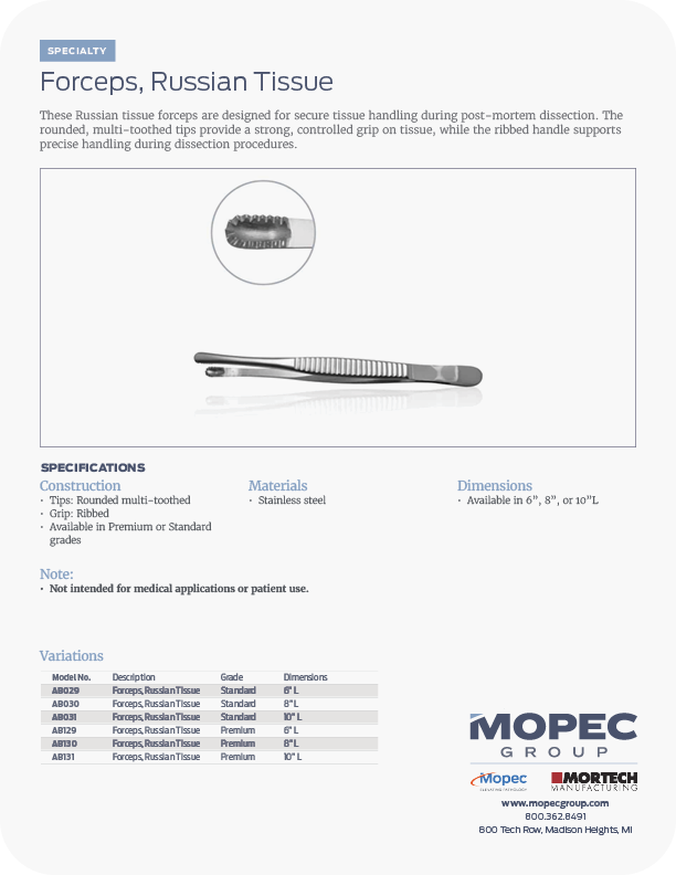 Spec Sheet