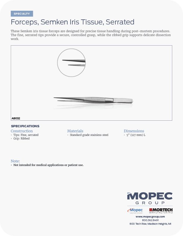 Spec Sheet
