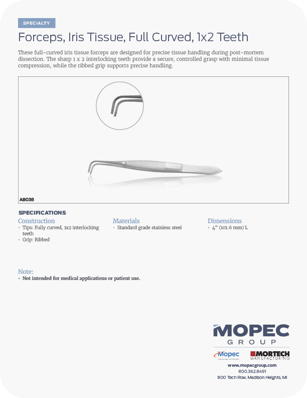 Spec Sheet