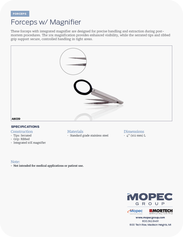 Spec Sheet