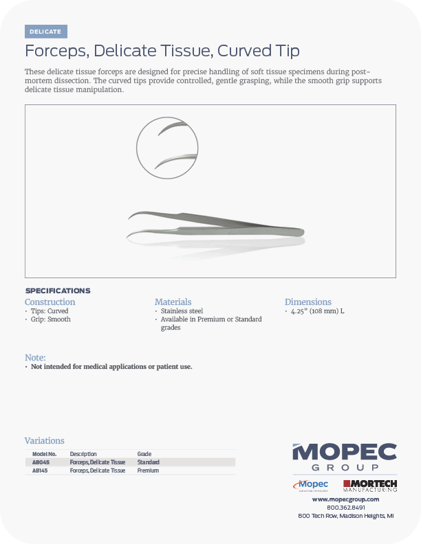 Spec Sheet