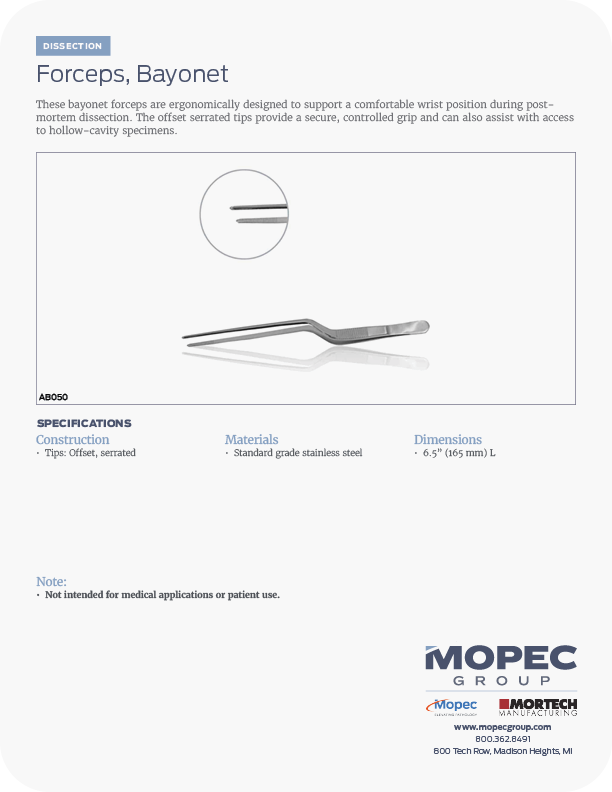 Spec Sheet