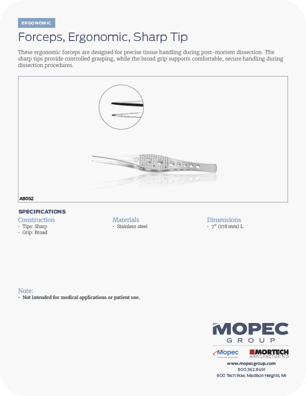 Spec Sheet