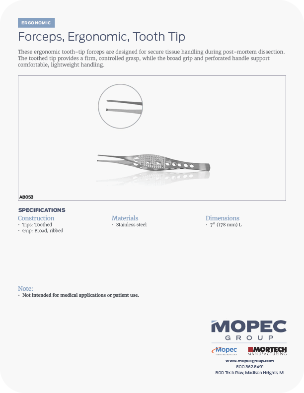 Spec Sheet
